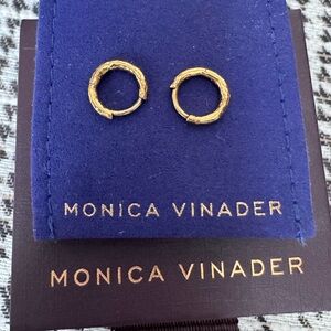 Monica Vinader Siren Muse Mini Huggie Earrings
18k Gold Vermeil